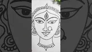 Maa Durga 🙏 দূর্গা 🌼 #art #durga #shorts #youtubeshorts