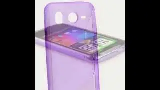 eForCity TPU Rubber Skin Case Compatible with HTC Desire HD / Inspire 4G,