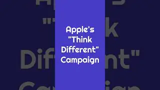 Apple's Think Different campaign #apple #business #learning #new  #shorts #fact #mba #trending