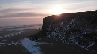 Iceland by drone, Drone  from Vik, Iceland, just incredible. H&ouml;f&eth;abrekka in M&yacute;rdalur