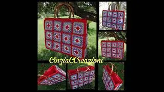passione #grannysquare #borse e #accessorimoda,  presentazione creazioni #cinziaccreazioni