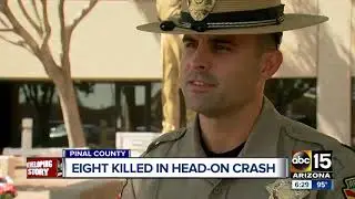 Eight killed in head-on crash near Florence, DPS says
