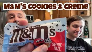 We Tried Cookies and Cream M&M's for the First Time!