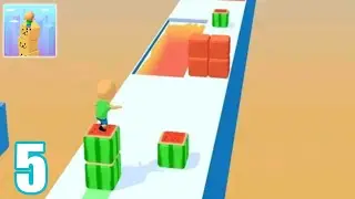 Cube Surfer! Gameplay Walkthrough Level 5 (Android, iOS)