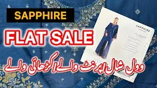 Sapphire Winter Sale 2026 &ndash; Flat 50% & 30% OFF | Wool Shawls + Embroidered Suits #sapphiresale 
