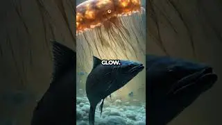 Deep Sea's Dazzling Defense: Atolla Jellyfish's Light Show! #Shorts
