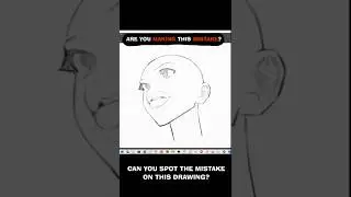 Common Drawing Mistake that ALL BEGINNERS Make ❌ #arttips #art #beginnerarttips