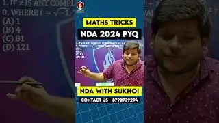 NDA Maths Shortcut Tricks | Math Trick | NDA 2024 PYQ #nda #maths #tricks #shorttrick #vedic #fast