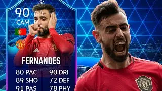 THE PENALTY KING IS HERE! 👑 TOTGS BRUNO FERNANDES PLAYER REVIEW || 90 TOTGS BRUNO FERNANDES REVIEW