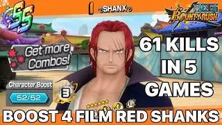 BOOST 4 FILM RED SHANKS GAMEPLAY | YOU WILL SUMMON AFTER WATCHING | ONE PIECE BOUNTY RUSH | OPBR