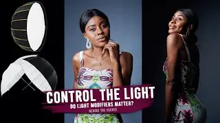 Do light modifiers Matter?? / /  How to Control the light in small Studio Space