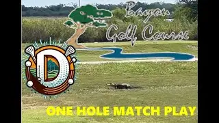Bayou Golf Course - One Hole Match Play - Hole1 Par 5 - Texas City, Texas #texascity #Texas #golf