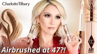 NEW! Charlotte Tilbury Airbrush Flawless Blur Concealer Review | Mature Skin Wear Test