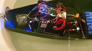Auto bilge pump test using Arduboat Rover