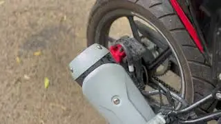 Small engine&hellip; BIG ATTITUDE 😎Raider 125 exhaust sound check 🔥