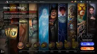 MTG Arena:  Cube Event Draft, Gruul Lands Games and draft, 7-2 Win / Loss