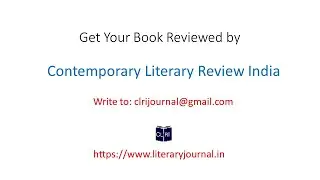 Contemporary Literary Review India publishes book reviews, CLRI Feb 2020