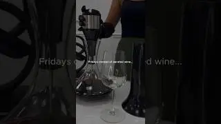 Thank God Its Friday Wine Decanting Day #TGIF