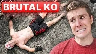 Уличные разборки: нокауты &mdash; это жестоко! | Реакция физиотерапевта