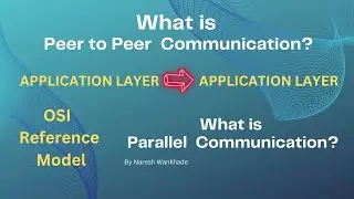 L15 Peer to Peer Communication | Parallel Communication | OSI Reference Model | computer network