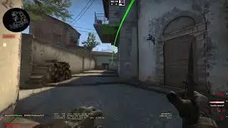 CSGO Inferno banana half wall pop flash