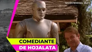 Andrew se convierte en todo un comediante | El Hombre Bicentenario | Hollywood Clips en Español