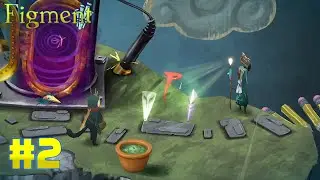 Figment Gameplay Part 2 - CEREBRUM CITY, Freedom Isles, & Plague Nightmare?