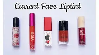 TOP 5 CURRENT FAVE LIPTINT 2018 | Nessa Alvaro