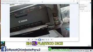 RESET EN LINEA CANON MG3110 - SOLUCION ERROR 5B02