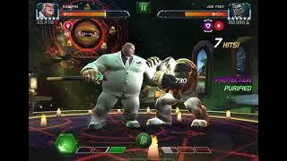 The king of the skill class destroys kinetic transference joe fixit in 7.3.4. #kingpin #mcoc