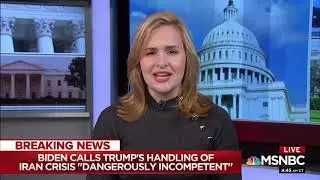 Julia Manchester discusses how the latest Iran news will impact the Democratic primary