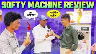 Softy Ice Cream Machine🍦| Happy Customer Visit😍 कस्टमर  ने खुद लिया लाइव डेमो मशीन का #icecream