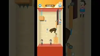 Rescue cut rope puzzle game level 49 | Cut the rope save boy#Short#Shorts#shortsfeed #Viral#trending