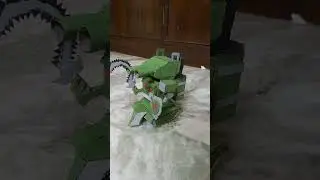 Robo Stalin of cardboard #viral #trending #shorts # homeanimation @CardboardTankLab