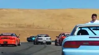 Ben Wilson Chasing Joe Tardiff at Thunder Hill (warm up runs)