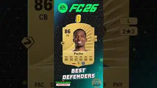 FC 26 BEST DEFENDERS (TOP 10) 🧱🔥 #fc26 #ultimateteam #eafc26 #fifaratings #defender #ea #fut