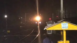 12615/Grand Trunk (GT) Express Approach Bhopal Junction With A Bang Honking!!!! [4K]
