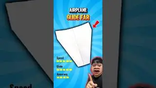 How to Make a Gliding Airplane That Soars Through the Clouds #shorts #origami
