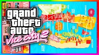 Incredible GTA Vice City 2.0 Revised Concept Map - Updated Islands, Places To Go & MORE! (GTA V)