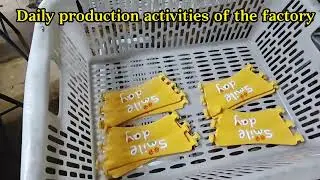 PVC shoes upper production line Daily production Video 99