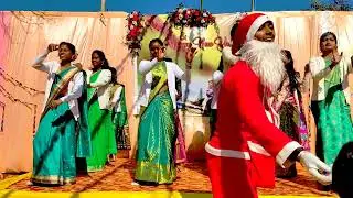 Christmas gathering || group dance || jhar jhar sheet pani song