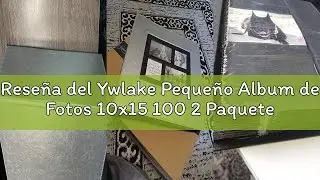 Rese&ntilde;a del Ywlake Peque&ntilde;o Album de Fotos 10x15 100 2 Paquetes, Mini Cuero Album para Photos Bolsillo