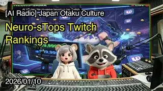 [AI Radio] Japan Otaku Culture - Neuro-sTops Twitch Rankings - 01/10/2026