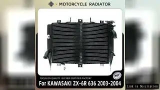 LQYL Motorbike part Aluminium Cooling water cooler Radiator For KAWASAKI NINJA ZX-6R ZX6R ZX 6R ZX63