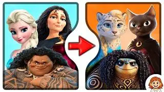 Disney Princess Movies As Animals!