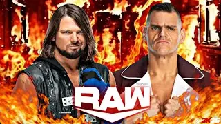 Gunther vs AJ Styles Wwe Raw Netflix 12 Jan 2026 Wwe2k25 Simulation - FULL MATCH