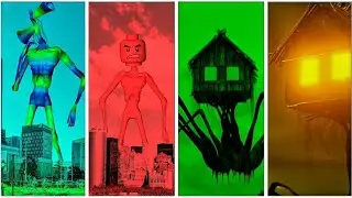 Which Siren Head Wins? 😱 Neon Horror Battle