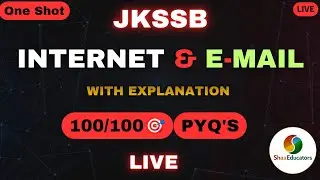 Internet & Email (Theory + MCQs) Live Revision | JKSSB & OTHER EXAMS