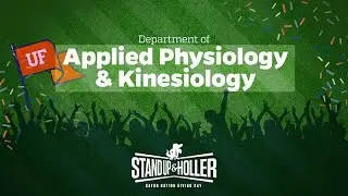 Stand Up & Holler for the Department of Applied Physiology & Kinesiology