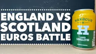 England Vs Scotland Euros Battle , Harbour Singlefin Lager Review | English Craft Beer Review